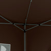 Outsunny 10'x10' Outdoor Pop Up Party Tent Gazebo Canopy with Carrying Bag (Coffee)