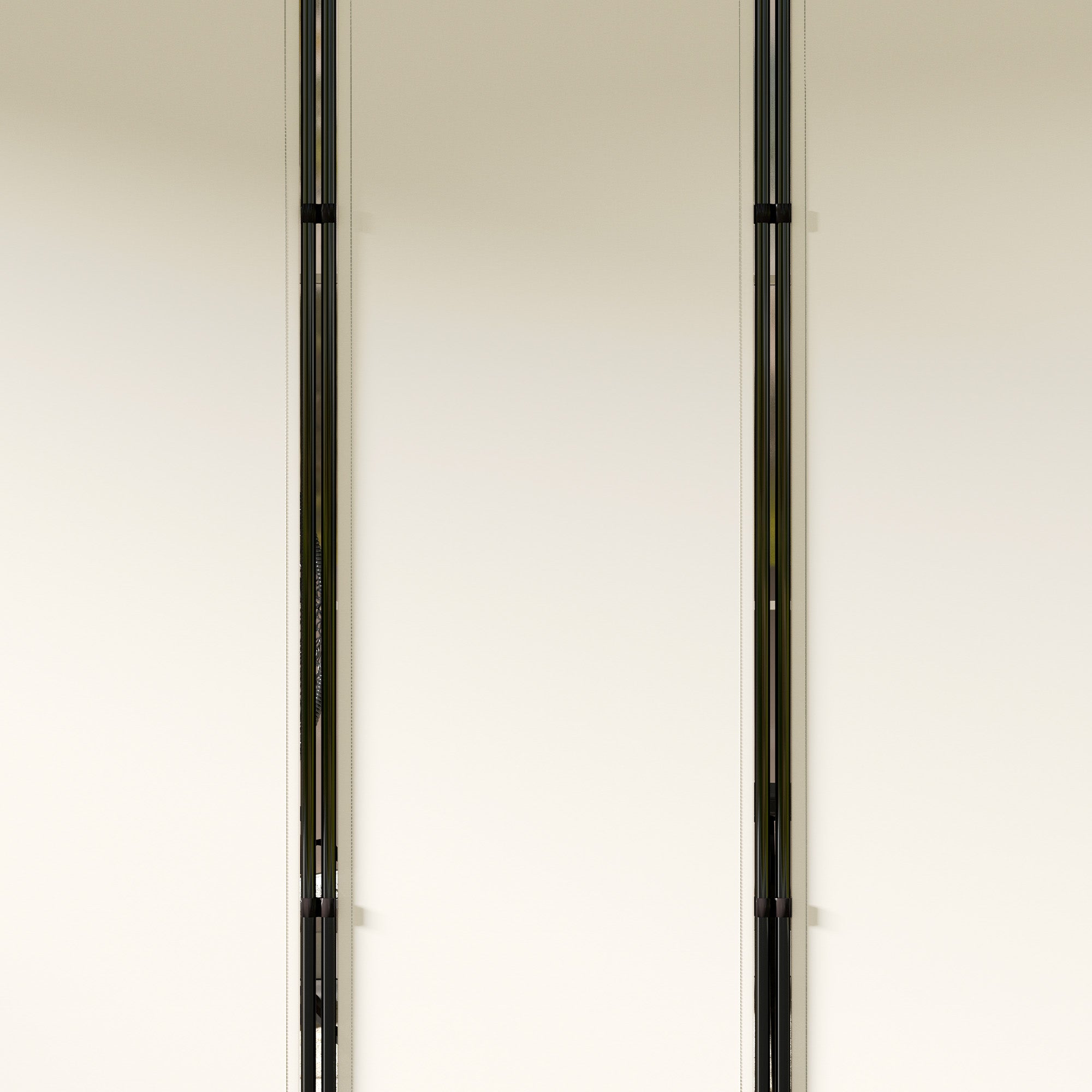 Outsunny 6 Panel Folding Outdoor Privacy Screen, 5.7FT Tall Room Divider with UV30+ Protection, Freestanding Privacy Panel Partition with Stable Base for Indoor Outdoor, Beige