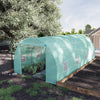 Outsunny 20x10x7ft Heavy Duty Walk-in Greenhouse Outdoor Backyard Seed Plant Vegetables Growing Warm House Flower Polytunnel Shelter Green