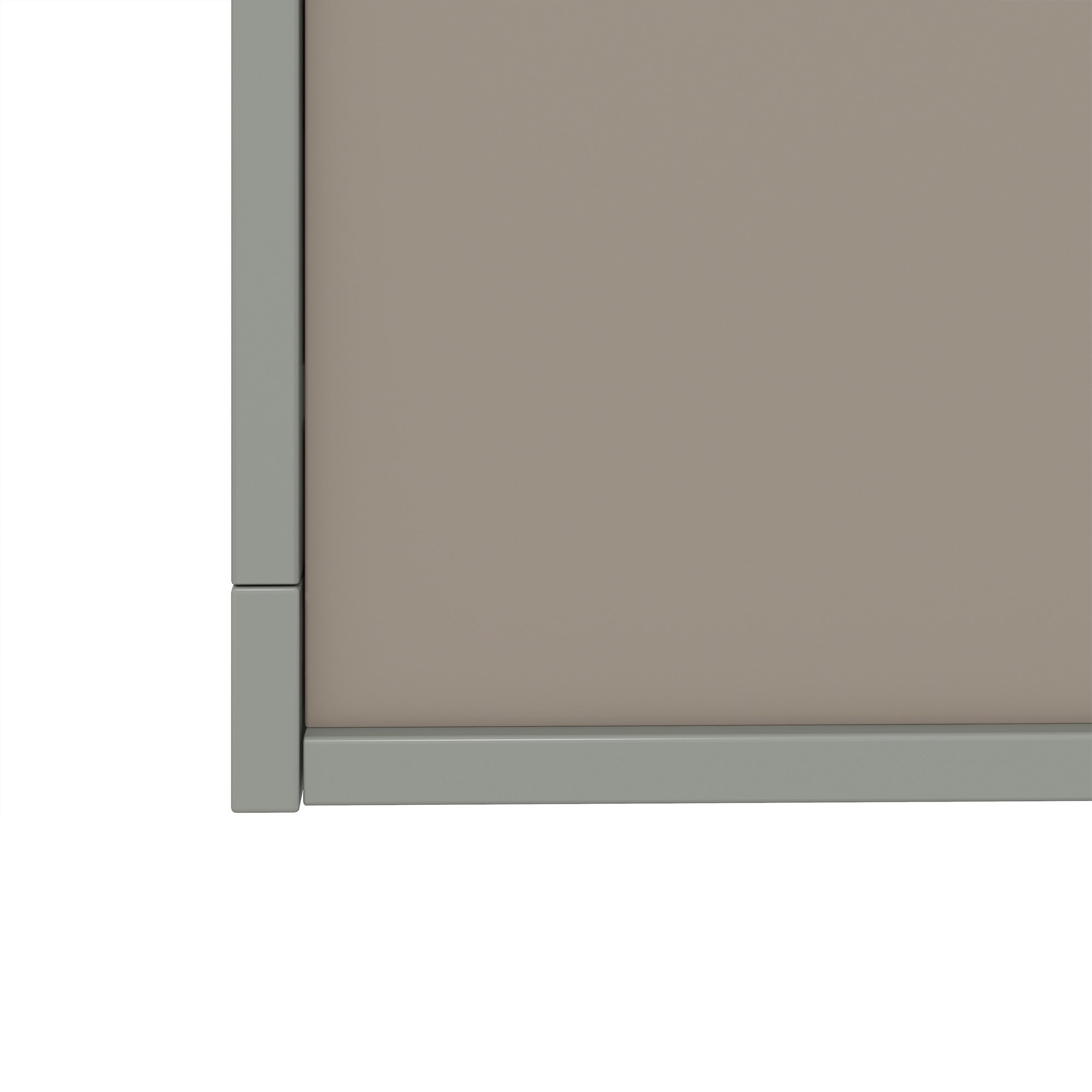 PawHut Raised Dog Bowls, Pet Feeding Storage Station with Two Stainless Steel Bowls, Base, for Large Dogs, Grey