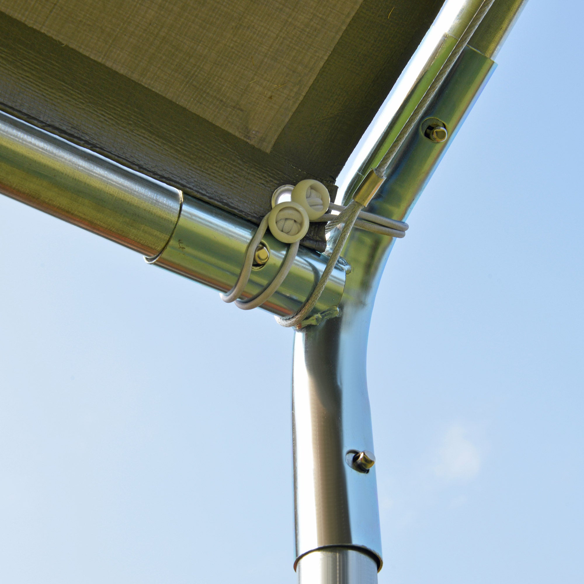 Outsunny 10' x 20' Carport Heavy Duty Galvanized Car Canopy with Included Anchor Kit, 3 Reinforced Steel Cables, Grey