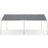 Outsunny 10' x 20' Carport Heavy Duty Galvanized Car Canopy with Included Anchor Kit, 3 Reinforced Steel Cables, Grey