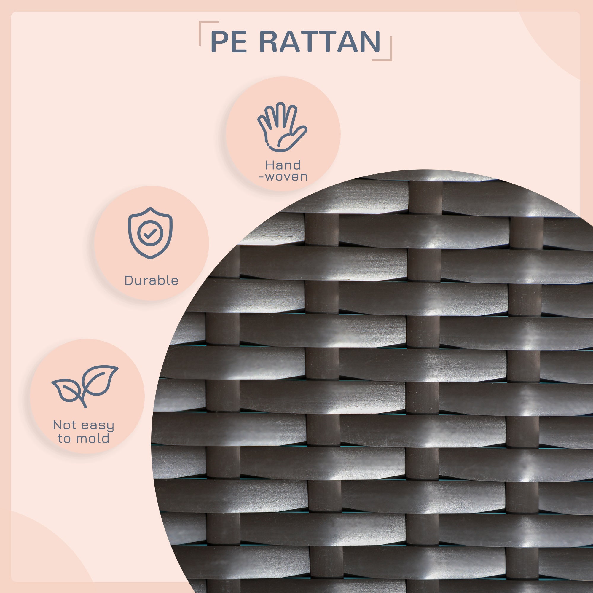 PawHut Rattan Dog House Outdoor with Shade Canopy, Elevated Wicker Dog Bed with Soft Cushion Washable Cover, for Medium Large Dogs, Cream White