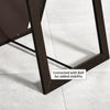 HOMCOM 58" x 20" Full Length Mirror, Floor Standing Mirror, Rectangular Full Body Mirror for Bedroom, Living Room, Brown
