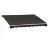 Outsunny 10' x 8' Electric Awning, Retractable Awning Sun Shade Shelter with Remote Controller, Manual Crank Handle and Aluminum Frame, for Deck, Balcony, Yard, Black