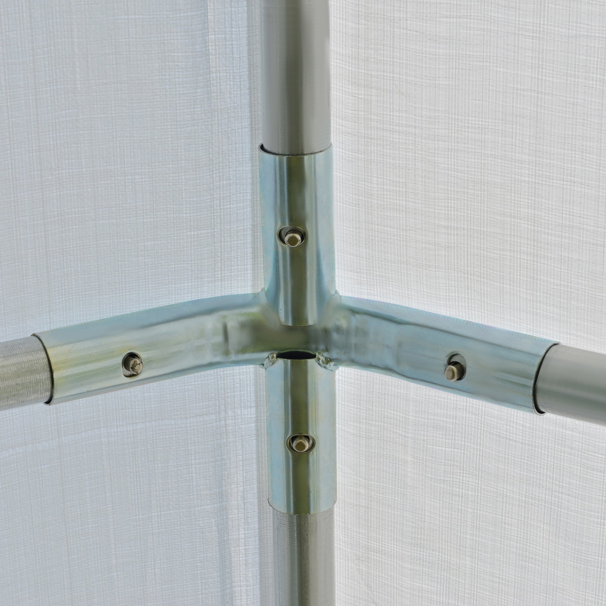 Outsunny 20â€?x 10â€?Heavy Duty Party Tent Outdoor Carport Canopy Shelter Gazobo with Sidewall, Zipper Door and Windows, White