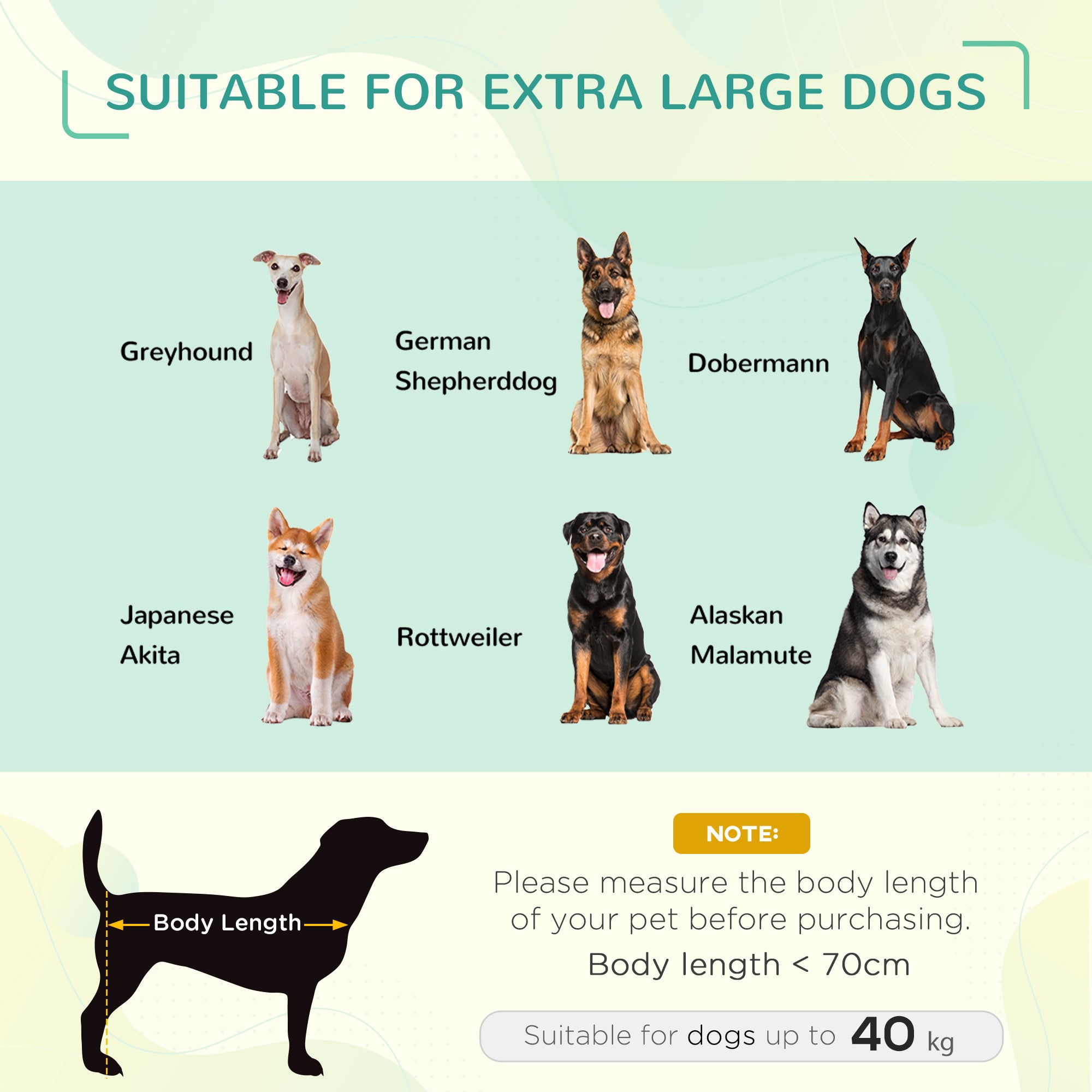 PawHut Elevated Dog Bed, Pet Cot, Steel Frame and Breathable Mesh Surface, for Extra Large Dogs, Indoor or Outdoor Use, Grey