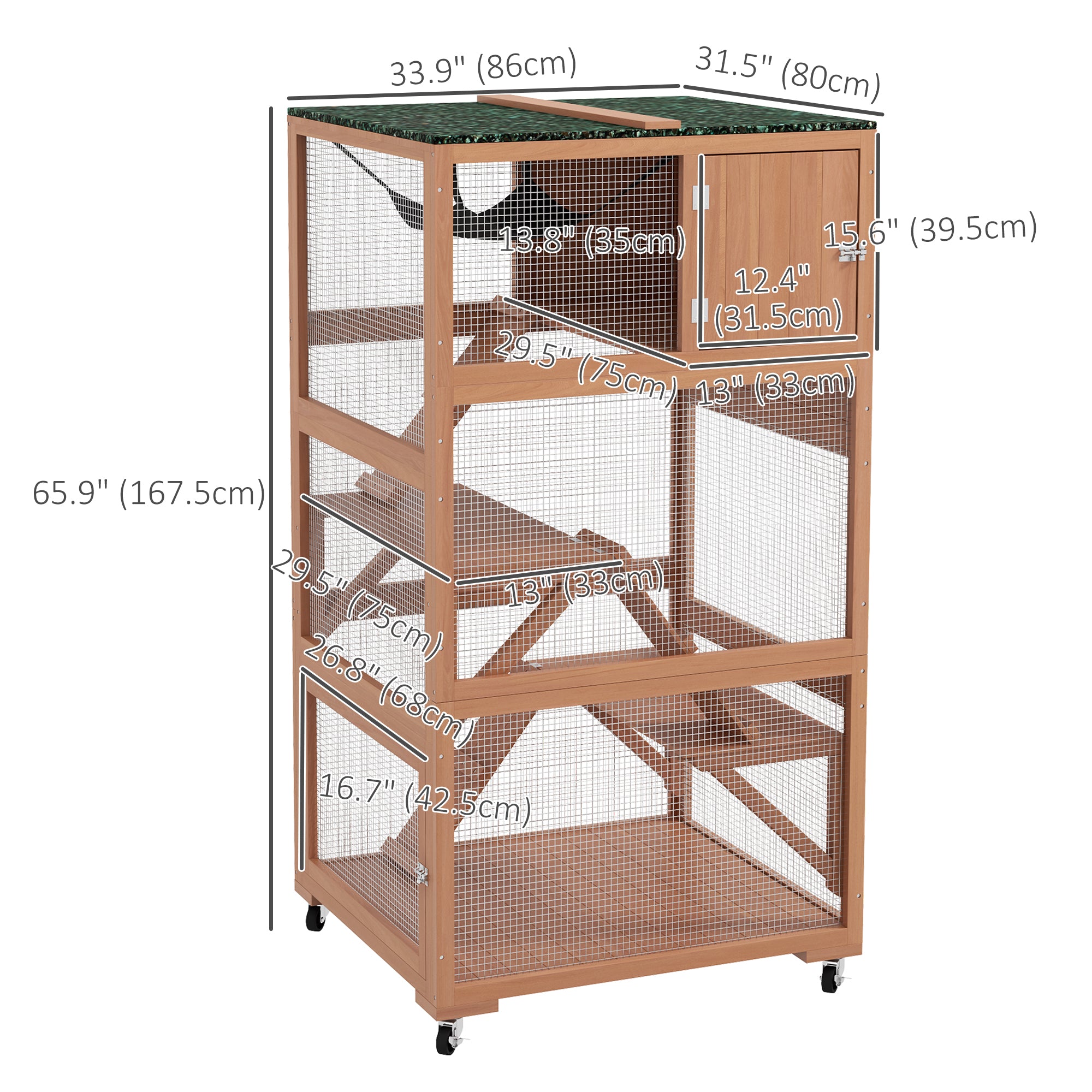 PawHut Catio 34