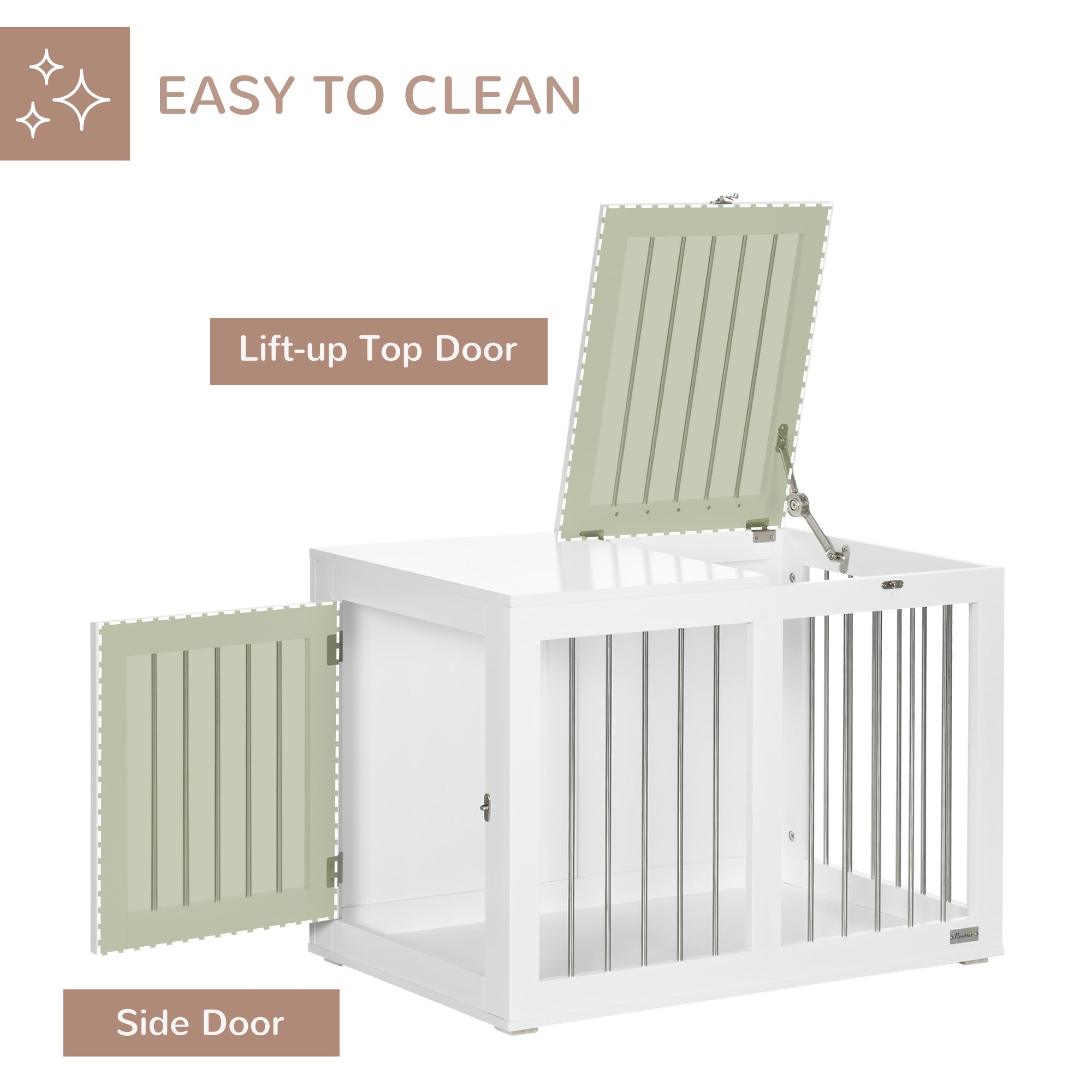 PawHut Dog Crate Furniture, 31.5