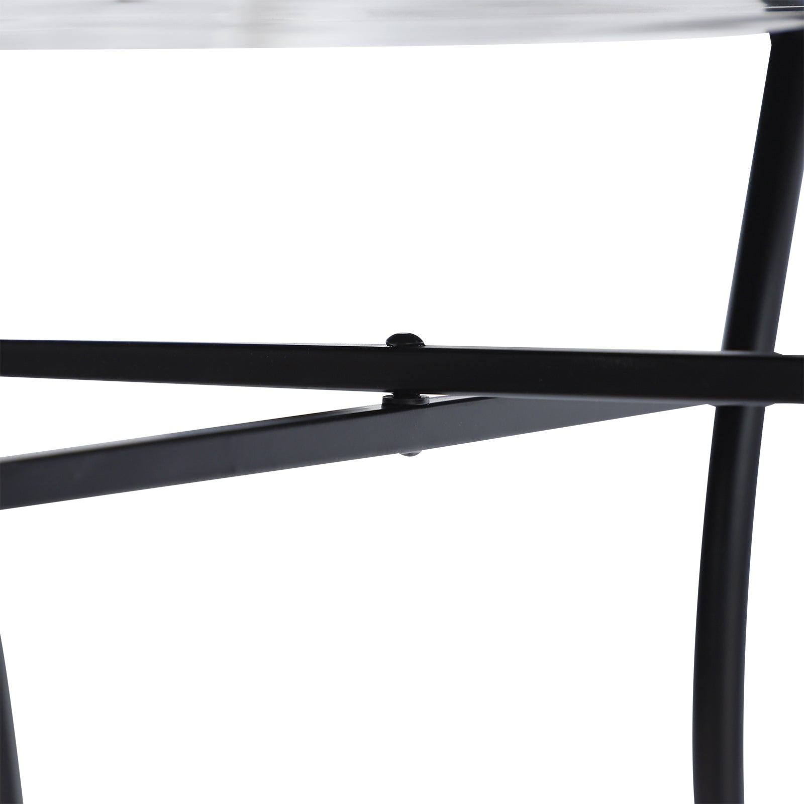 Outsunny 23.5" Mosaic Round Patio Table with Ceramic Tabletop, Metal  Balcony Side Bistro Coffee Table, Outdoor Furniture for Patio Garden