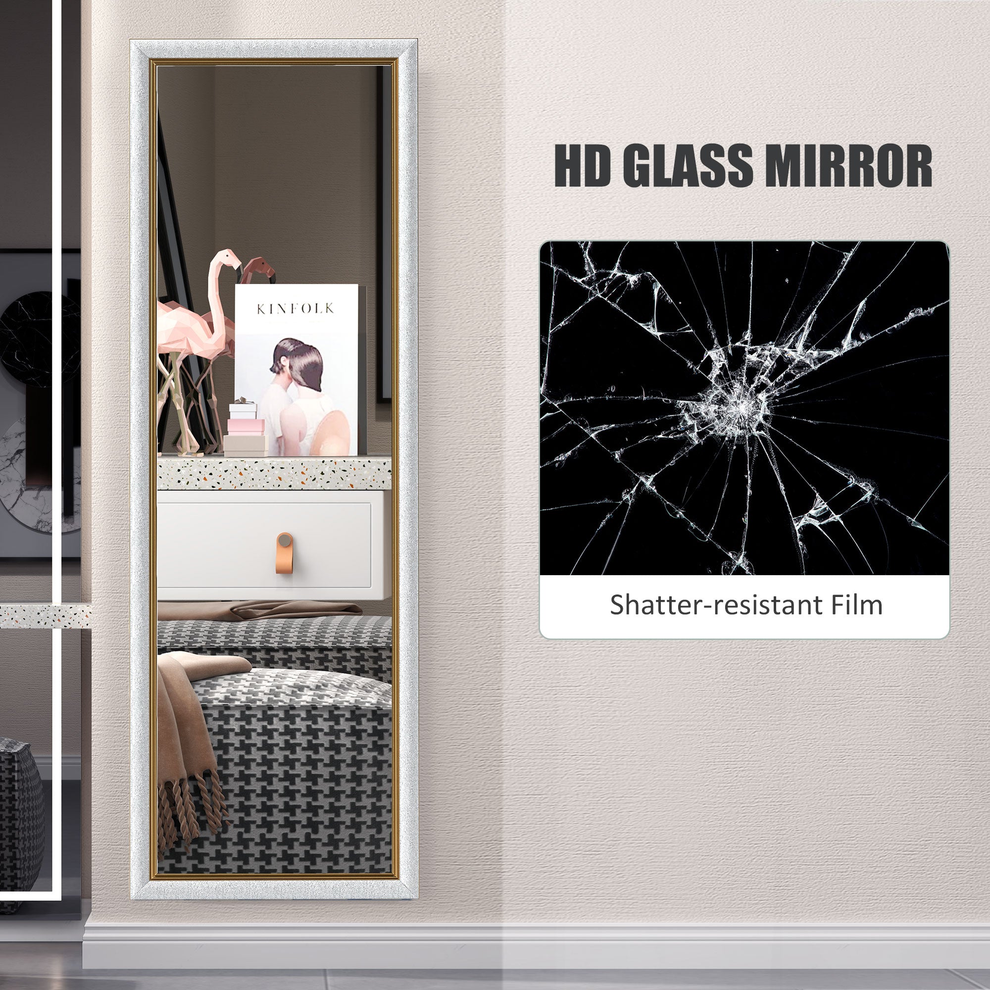 HOMCOM Full Length Mirror, 64
