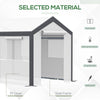 Outsunny 6.6' x 10' x 7' Heavy Duty Walk-In Greenhouse Vegetable Seed Growth Tent Outdoor Plant Growing Tunnel Warm House Flower Shed Backyard, White